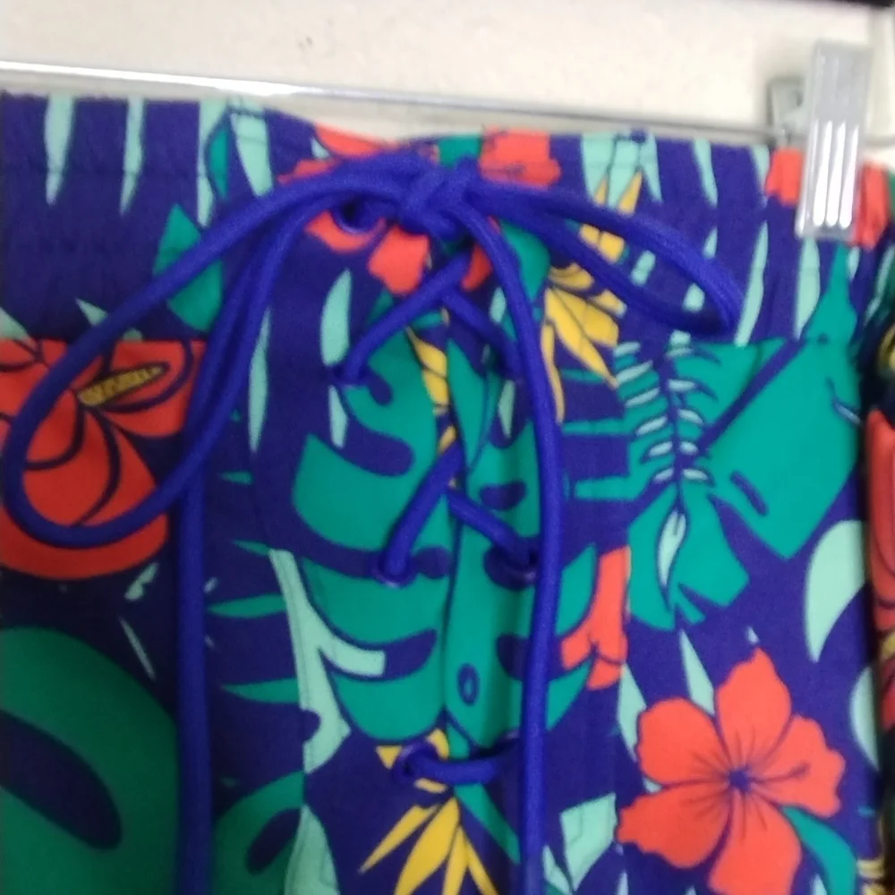 TomboyX Swim 7” Lined Board Short In Island Shade Unisex Size 6X